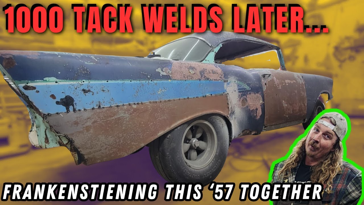 The Worst 1957 Chevy Ever! Death By 1000 Tacks Welds In Pursuit Of Saving This Old Chevy