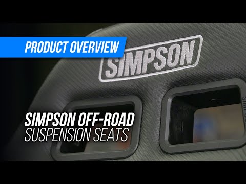 Featured Product: Simpson Off-Road Suspension Seats. Containment, Control, and Comfort From These High Tech But Affordable Seats.