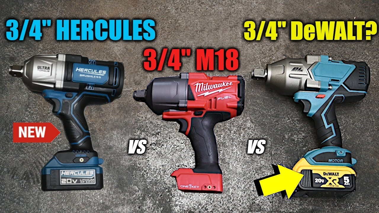 Harbor Freight's Most Powerful Impact Ever vs Milwaukee & More! 3/4 Inch Impact Guns Put To The Test. – BangShift.com