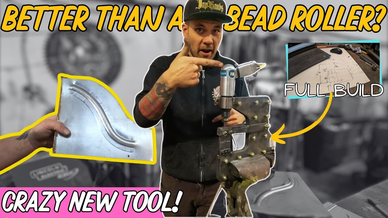 Karl Fisher From Make It Kustom Shows Us How To Make A DIY Power Hammer TOOL! METAL SHAPING Pull Max CHEAP And EASY!