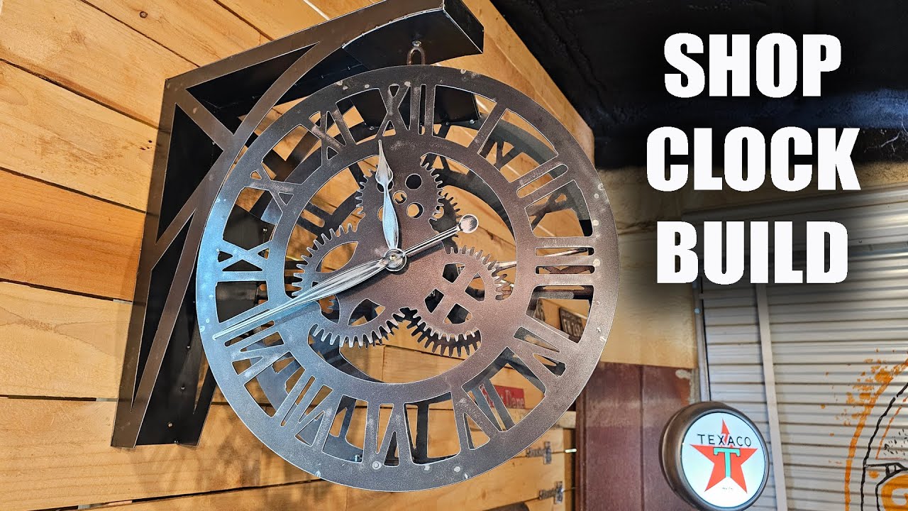 Kyle Voss From The Fab Forums Builds A Dual Sided Shop Clock, And You Can Make One For Yourself!