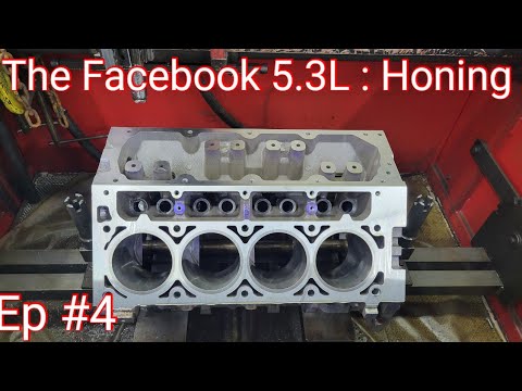 Facebook 5.3 LS Build: Part 4 – Honing The Block After Boring. You Can’t Make Power Without It! Powell Machine Builds A High Performance 5.3 Step By Step