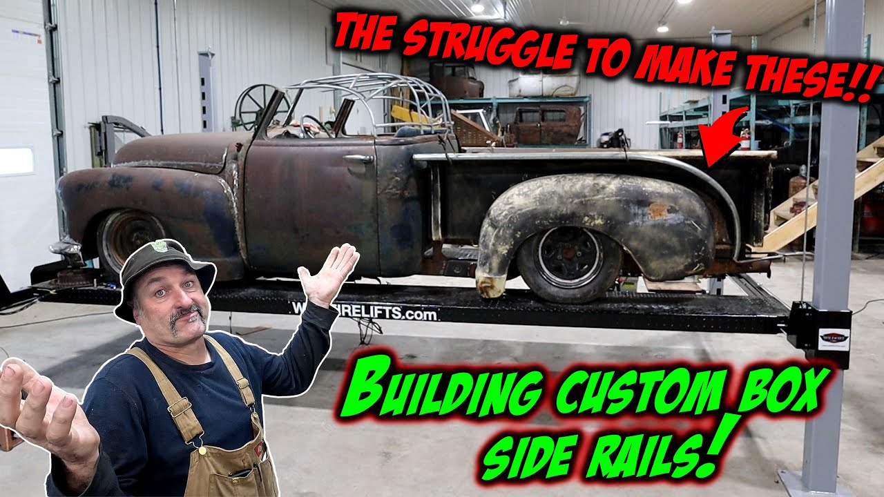 Halfass Kustoms 1949 GMC Roadster Pickup Custom: Building A One-Off Custom Bed For This Pickup.