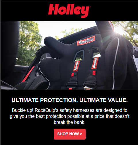 Safety First! Strap In With Harnesses, Seats, And More From RaceQuip. Check Out All The Options Here!