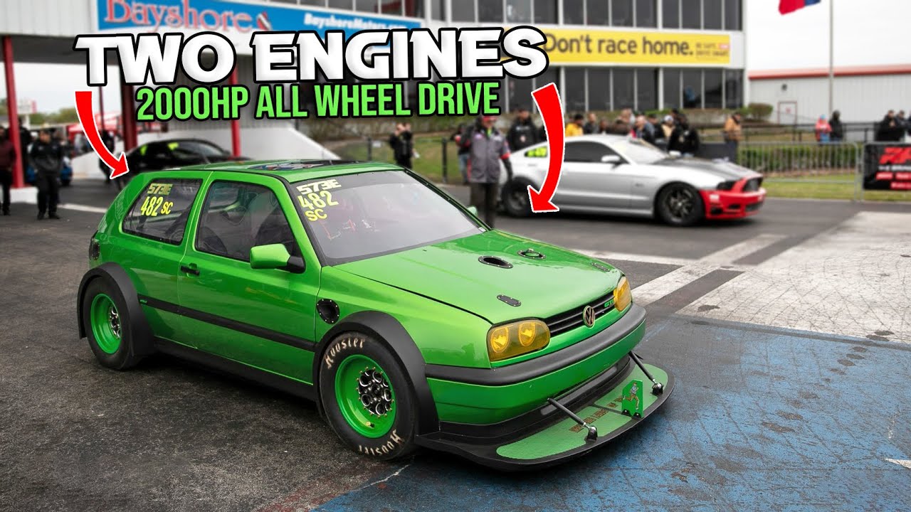 The Story Behind The Crazy Twin Engine MK3 Volkswagen Golf With