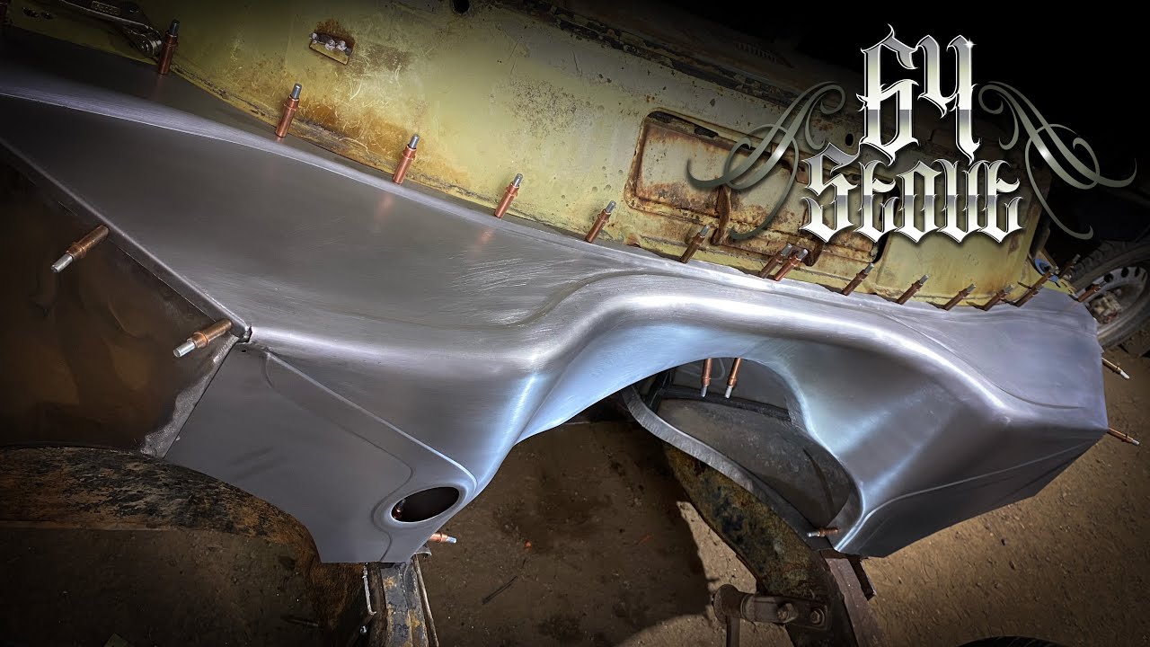 Metal Shaping Video: Khaos Design Is Making The Custom Firewall For The 1964 Toyota Stout Build