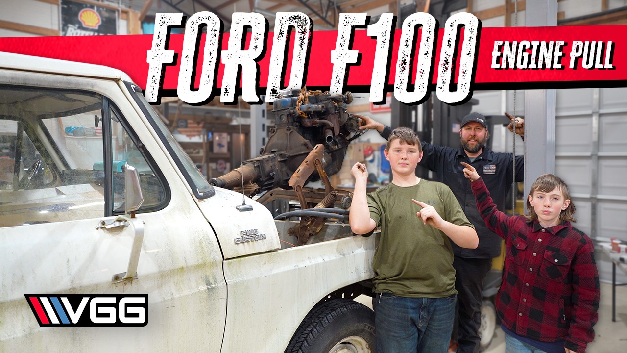 ABANDONED To RESTORED! Vice Grip Garage Is Rebuilding A Ford F100 | Part 1- Engine Removal & Diagnosis