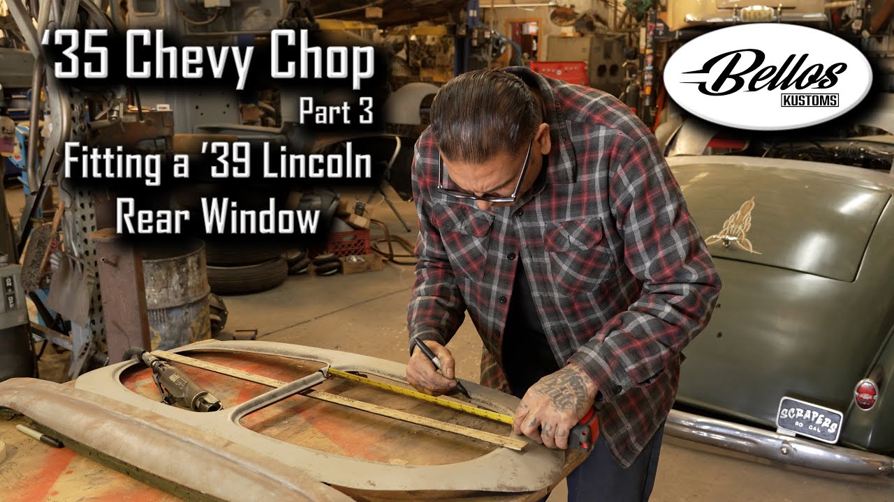 1935 Chevrolet Top Chop: Bello’s Kustoms Adds A Chopped Two Piece Lincoln Zephyr Rear Window To This Custom Chop