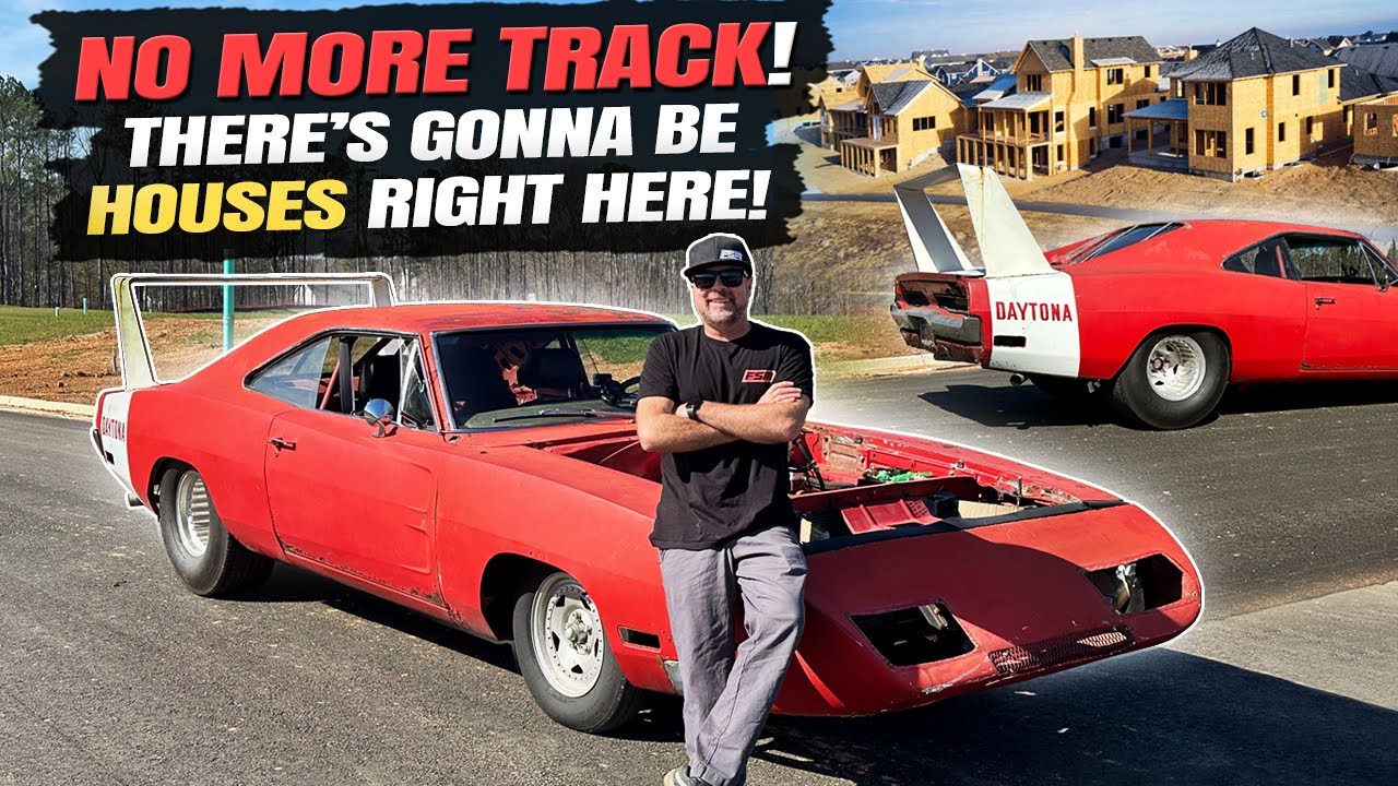 Finnegan Is Road Tripping His Rusty Dodge “Daytona” Wing Car to An Abandoned Dragstrip!
