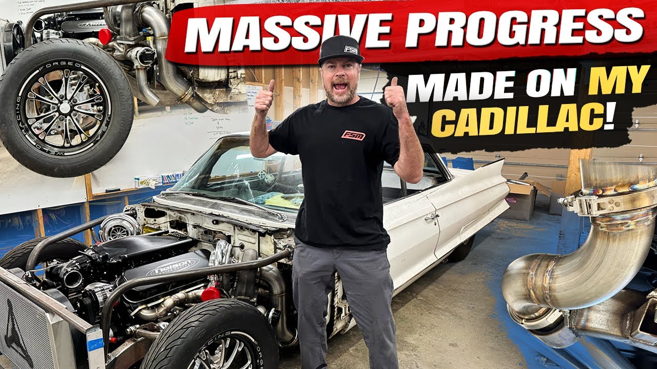 The Twin-Turbo Cadillac is Back! Finnegan Is Fabricating Like A Mad Man To Get This Sucker Up And Running!