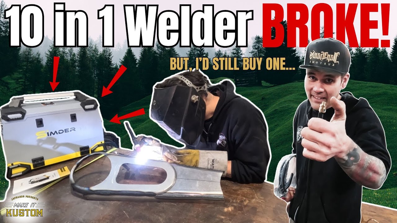 HOW TO: Hammer Weld Sheet Metal With TIG And MIG. Karl Shows Us How With An Ultra Cheap SSimder Upgraded SD-4050 Pro Welder