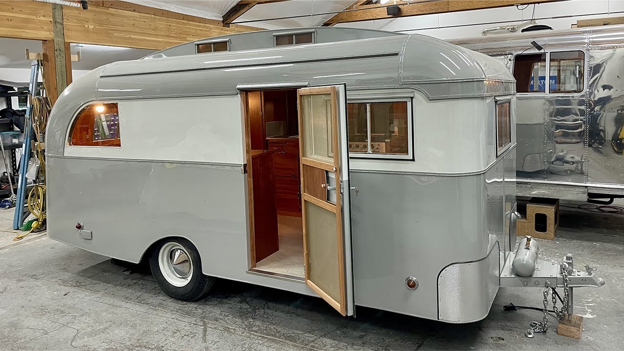 Vintage RV Tour: This 1938 Westcraft Master Travel Trailer Was Fully Restored By Flyte Camp And Is Awesome.