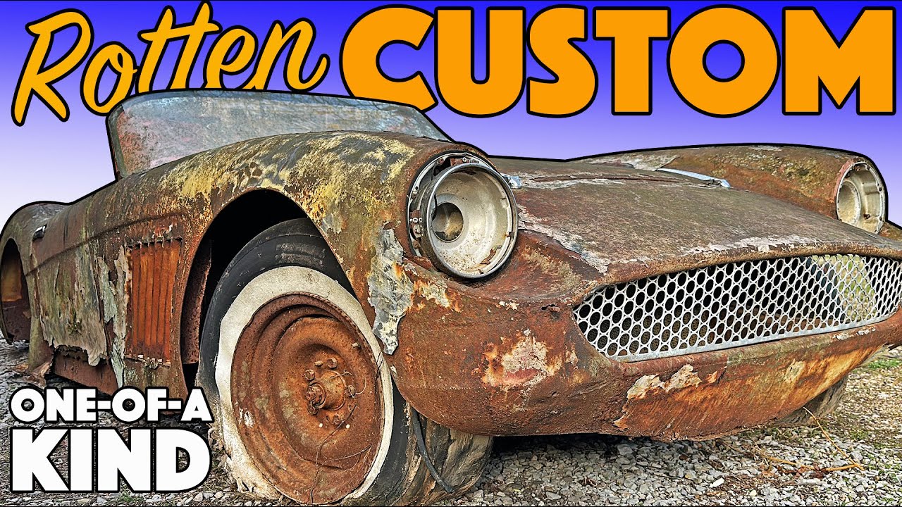 Hot Rod Hoarder Video: This MYSTERY V8 Austin Healey Hot Rod Has Sat ABANDONED Since the ’60s!