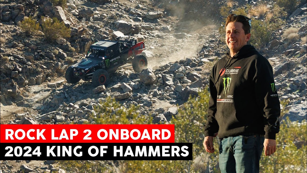 2024 KING OF HAMMERS: ONBOARD FOR THE ENTIRE SECOND LAP, THROUGH THE ROCKS, IN CASEY CURRIE’S TROPHY JEEP!
