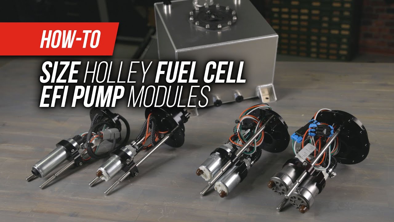 Fuel System Tech Video: How To Size Holley Fuel Cell EFI Pump Modules For Your Application.