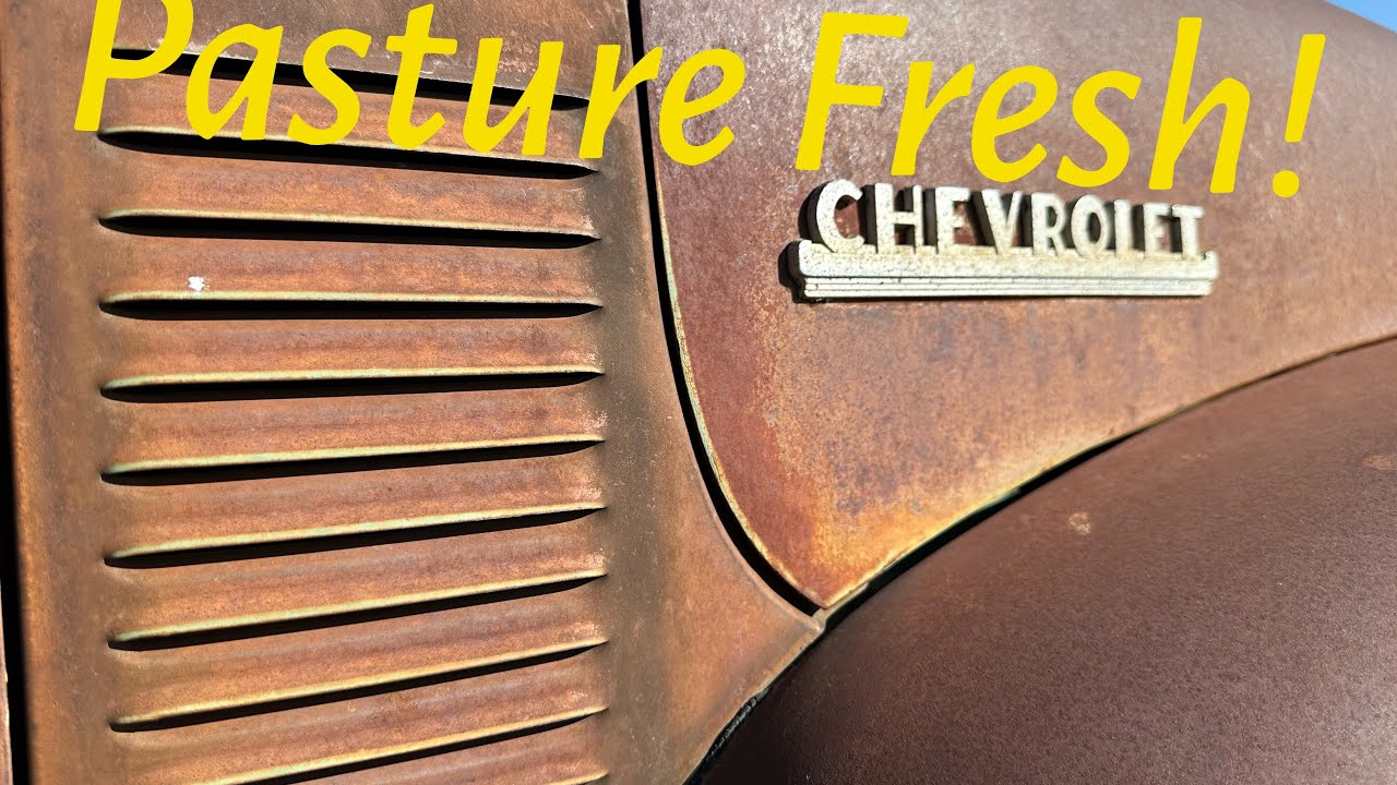 New Junkyard Inventory: A Farm Fresh 1953 Chevy 1 1/2 ton flatbed truck! This One Is Solid and Straight!