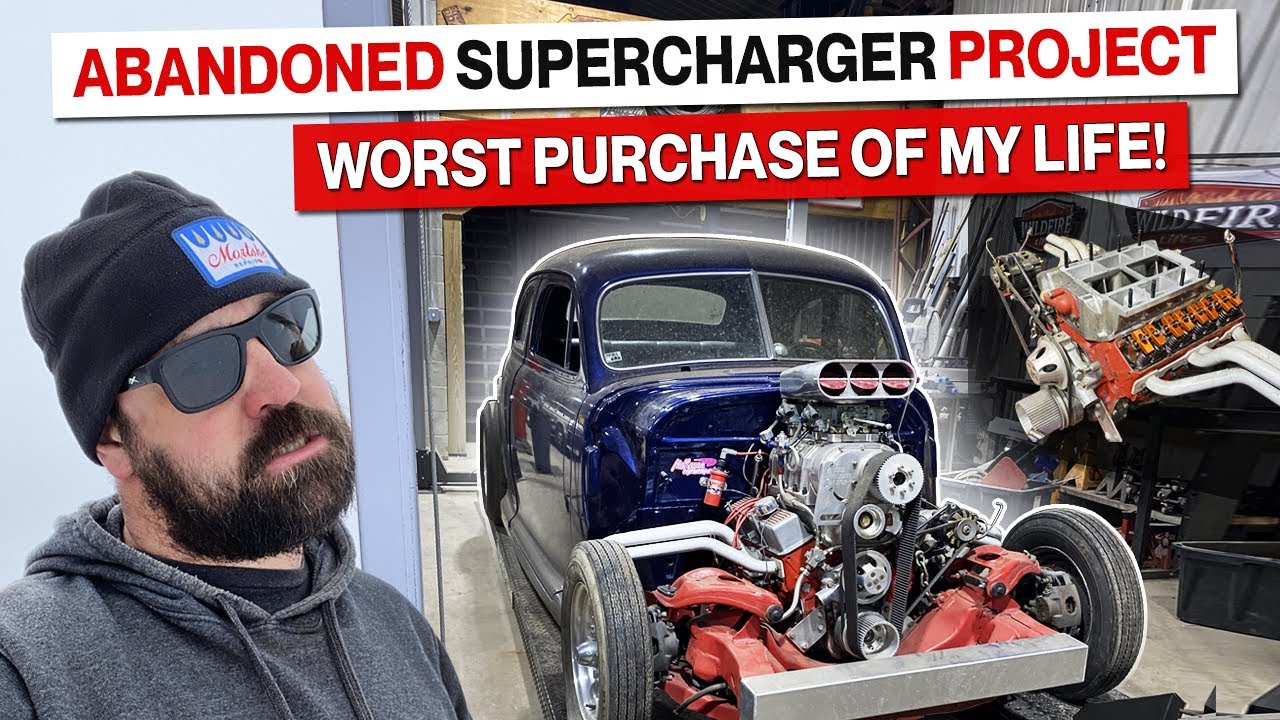 The Most Expensive Engine Mortske Has EVER Bought! Bitchin Supercharged Small Block Chevy! But Will This Project Actually Run?!?