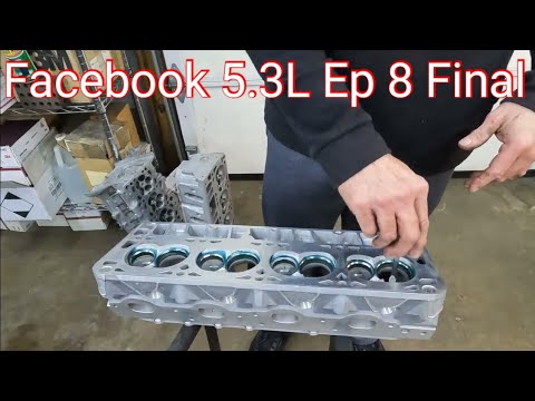 Facebook 5.3 LS Build: Part 8 – Finishing The Heads And Installing Them To Button Up The Long Block!