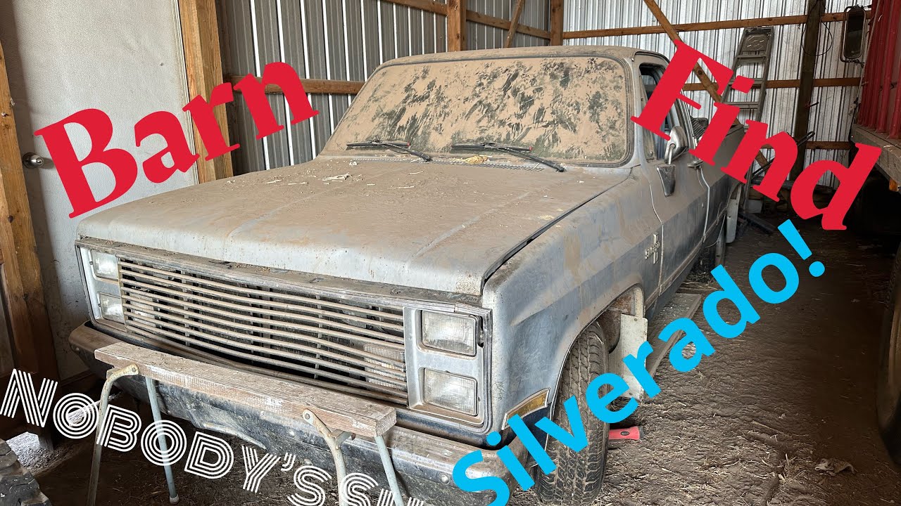 New Junkyard Inventory! Barn Find Square Body Chevy Silverado Pickup Truck! 1985 And loaded with 80’s Accessories!