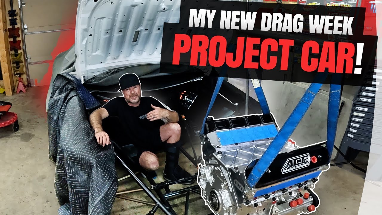 Finnegan’s Mystery Drag And Drive Project Car Is Here and So Is The Engine! Can You Guess What It Is? We All Want To Know!