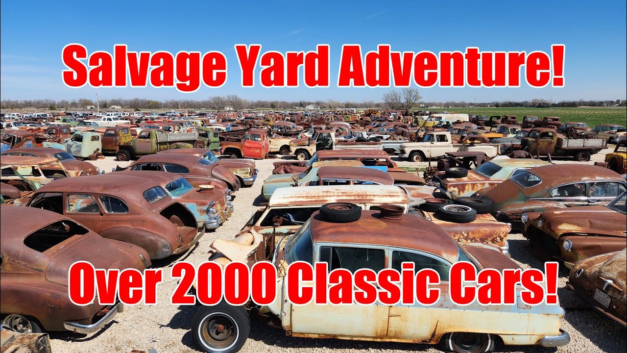 RebelDryver’s Garage Junkyard Crawl: Another Salvage Yard Full Of Classic cars! Nobody Else’s Auto in Great Bend, KS. Part 1