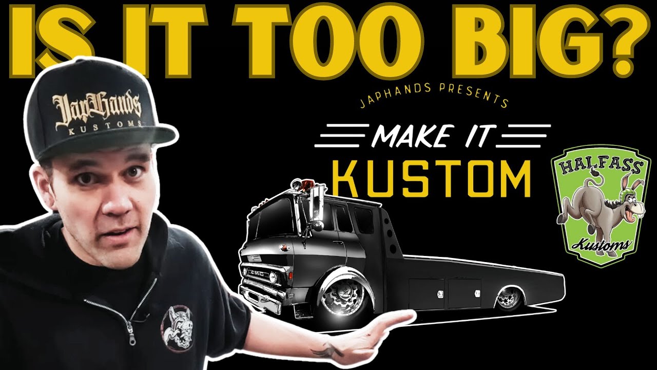 Make It Kustom, HalfAss Kustoms Cab Over Ramp Truck Build! The 1971 GMC Fire Truck Ramp Truck Is Getting Some Massive Suspension Upgrades