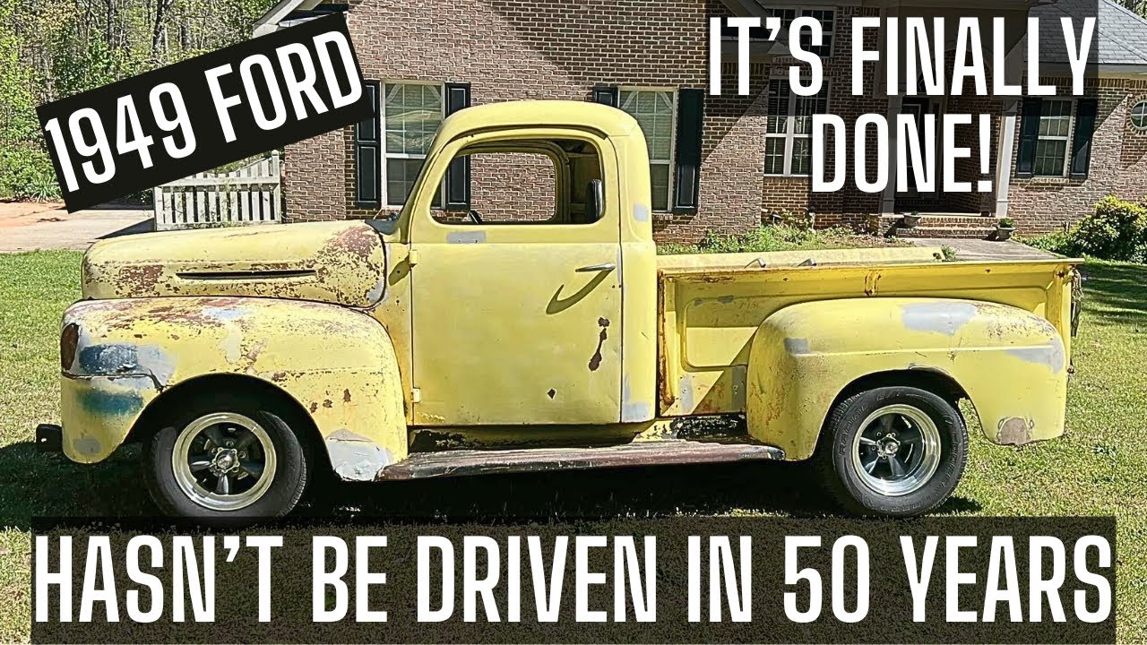 It Hasn’t Been On The Road In 50 Years, But Newbern Is Finishing Up This Ford F1 Hot Rod Pickup First Ride.