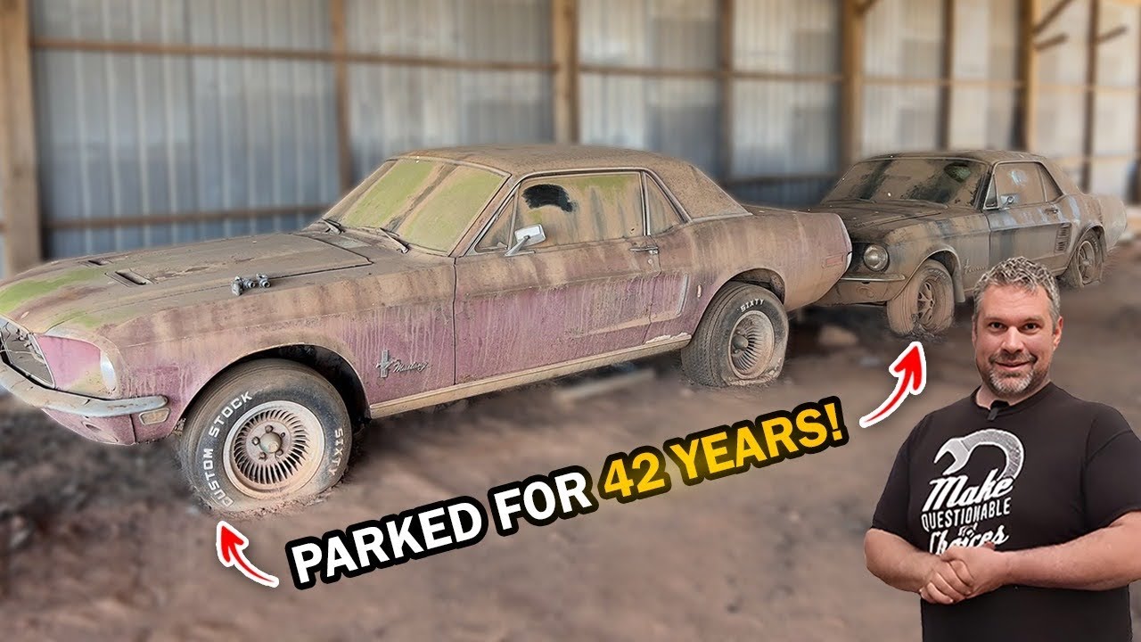 These Two Mustangs Have Been Parked for 42 Years! Will Jared Be Able To Make Them Run and Drive?