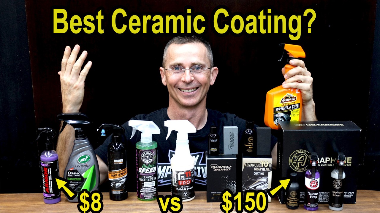 Ceramic Coatings Are All The Rage, So Who Really Makes The Best One? Testing $8 Ceramic Coating vs $120 And More!