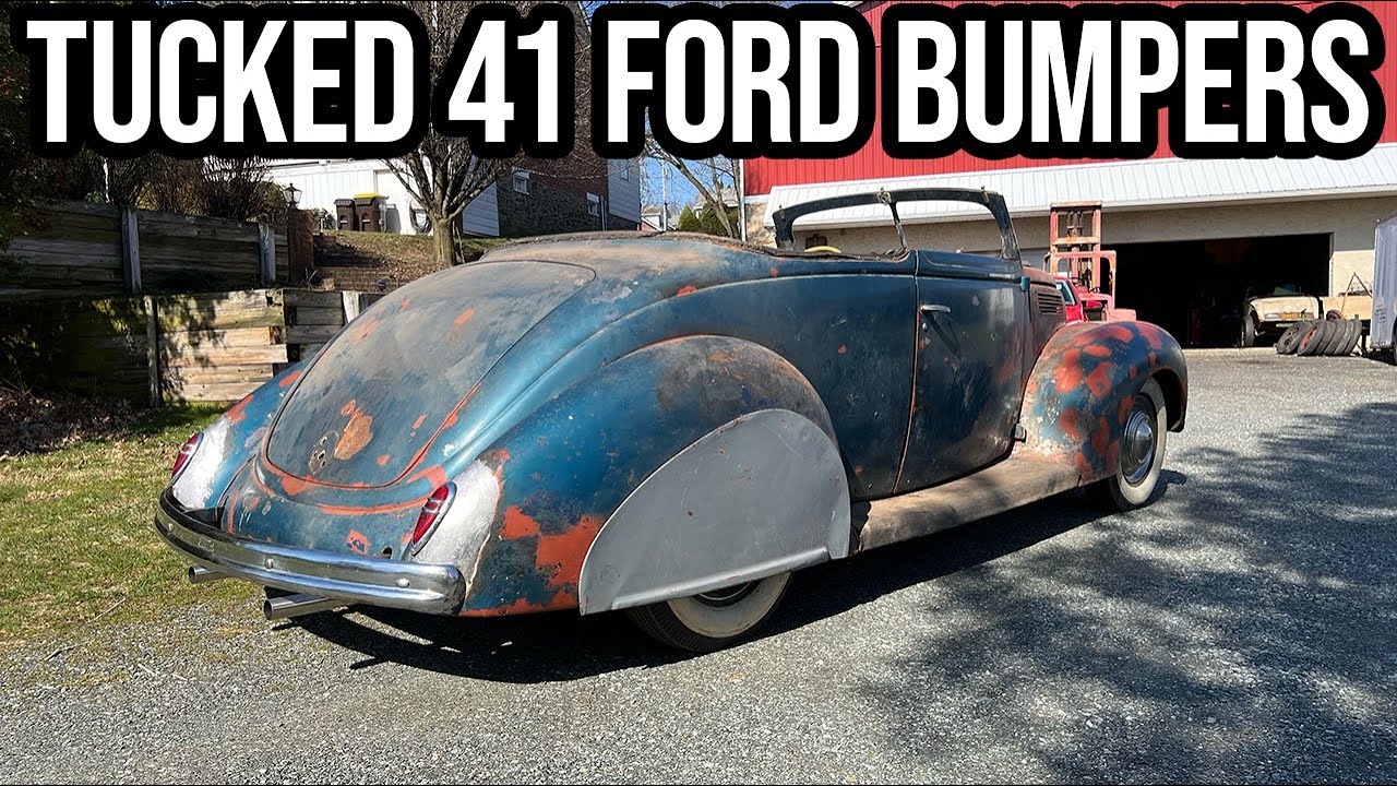 Iron Trap’s Hidden 1938 Ford Convertible Hot Rod: Tucking 1941 Ford Bumpers For Even More Hot Rod Goodness