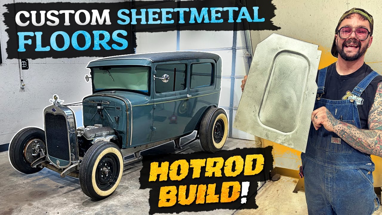 Puddin’s Fab Shop Model A Project Update: PUDDIN FOUND RUST! BUILDING CUSTOM SHEET METAL FLOORS TO MAKE THE MODEL A NICE AGAIN