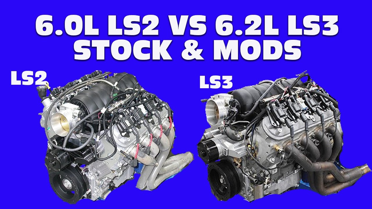 6.0L LS2 VS 6.2L LS3-WHICH ONE MAKES MORE HP STOCK, MINOR MODS THEN ALL THE MODS? FULL DYNO RESULTS