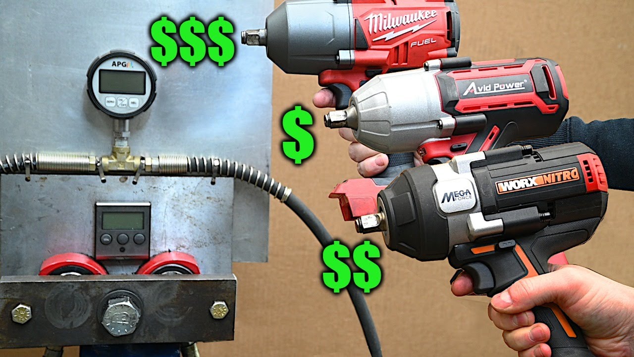 New Tool Testing: Shootout Between New Worx NITRO And Amazon’s Best Impact Wrench vs Milwaukee