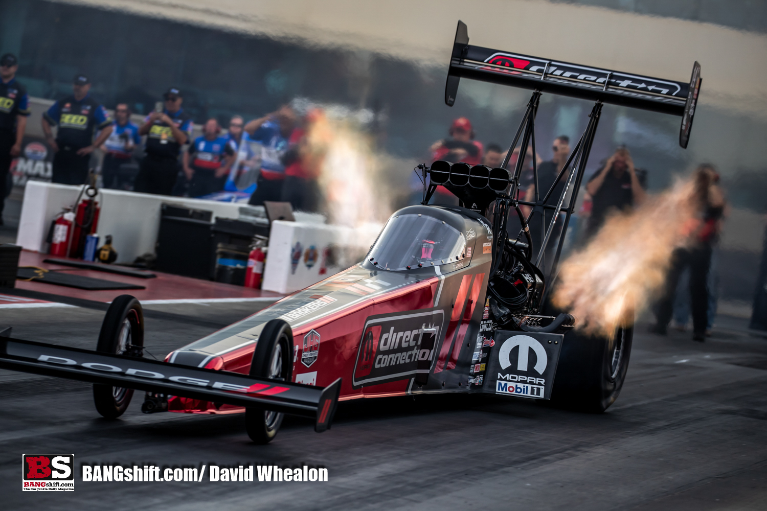 NHRA Four-Wide Nationals Nitro Photos: Wheels Up Racing Action From Charlotte, With Header Flames Galore!