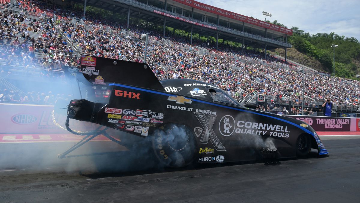 SCHUMACHER, PROCK, J. COUGHLIN & HERRERA ROAR TO WINS AT SUPER GRIP NHRA THUNDER VALLEY NATIONALS