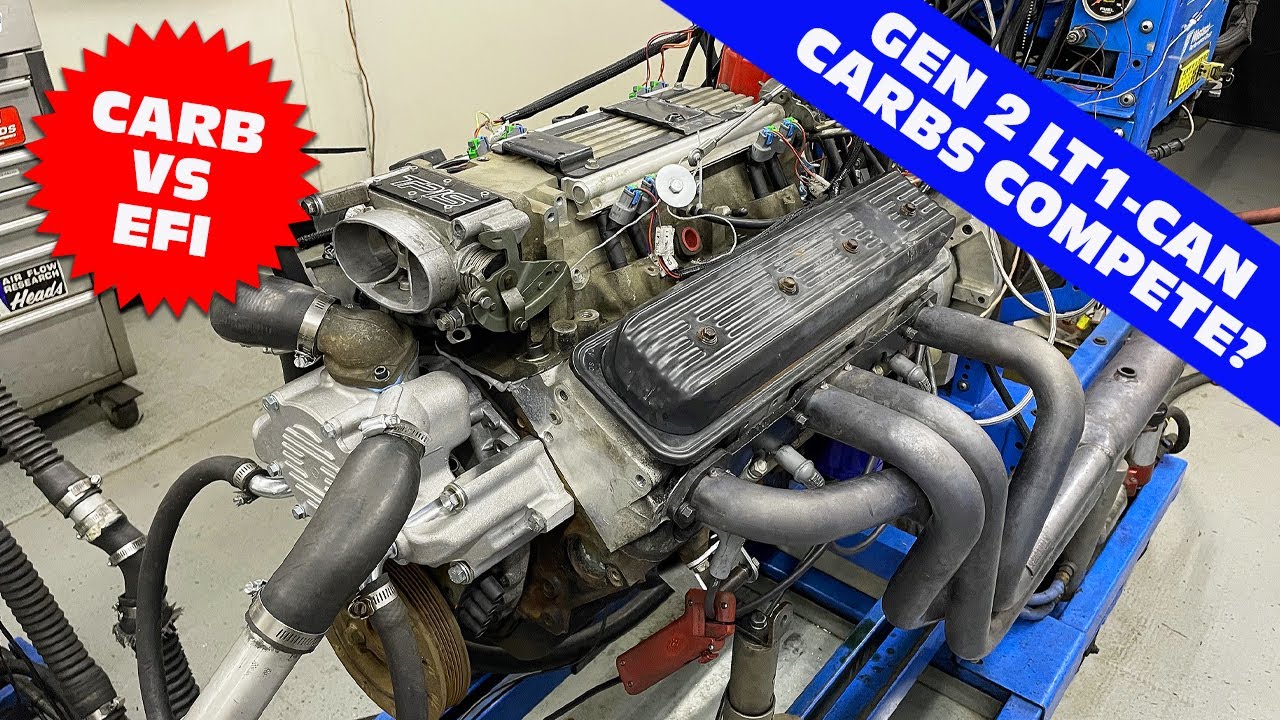 GEN 2 LT1 INTAKE TEST-CARB VS EFI! STOCK LT1 EFI VS GM DUAL-PLANE & EDELBROCK VRS CARB. WHO WINS?