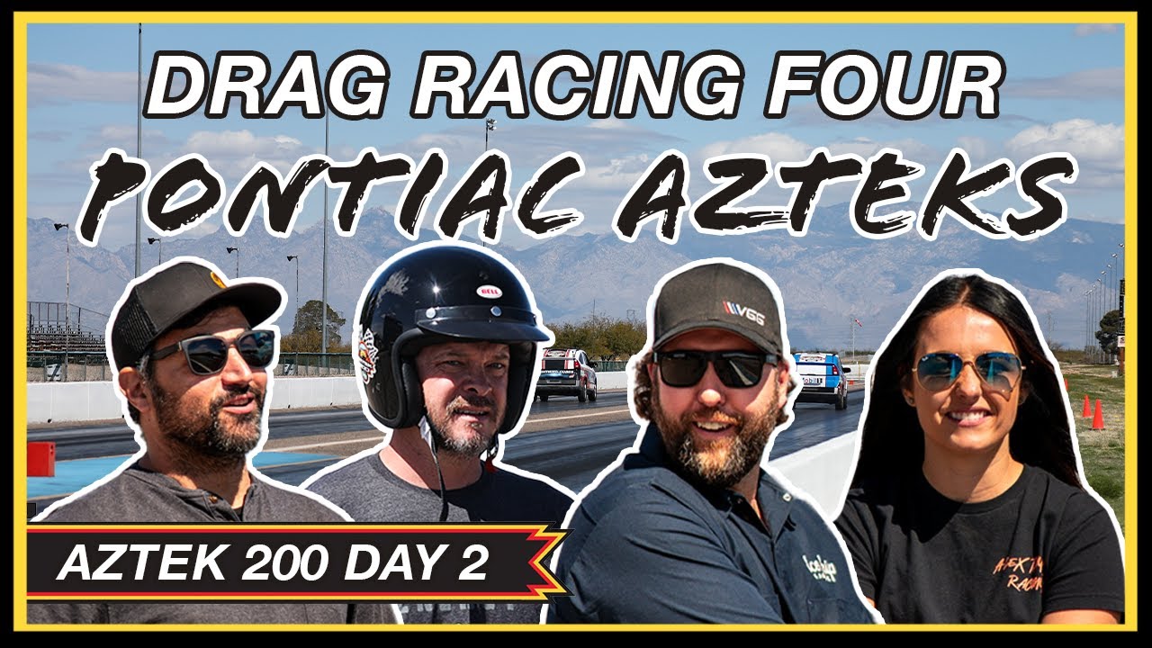The Aztek 200 Part 2! O’Reilly Auto Parts, Vice Grip Garage, Tony Angelo, Alex Taylor, And Tate Morgan Drag Race Pontiac Azteks In Tucson