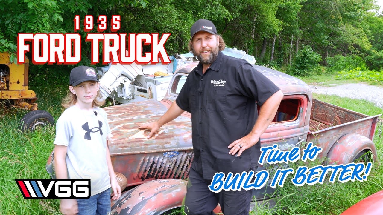 Vice Grip Garage’s Chopped Top 1935 Ford Truck is Back, But It Is Time To BUILD IT BETTER This Time!