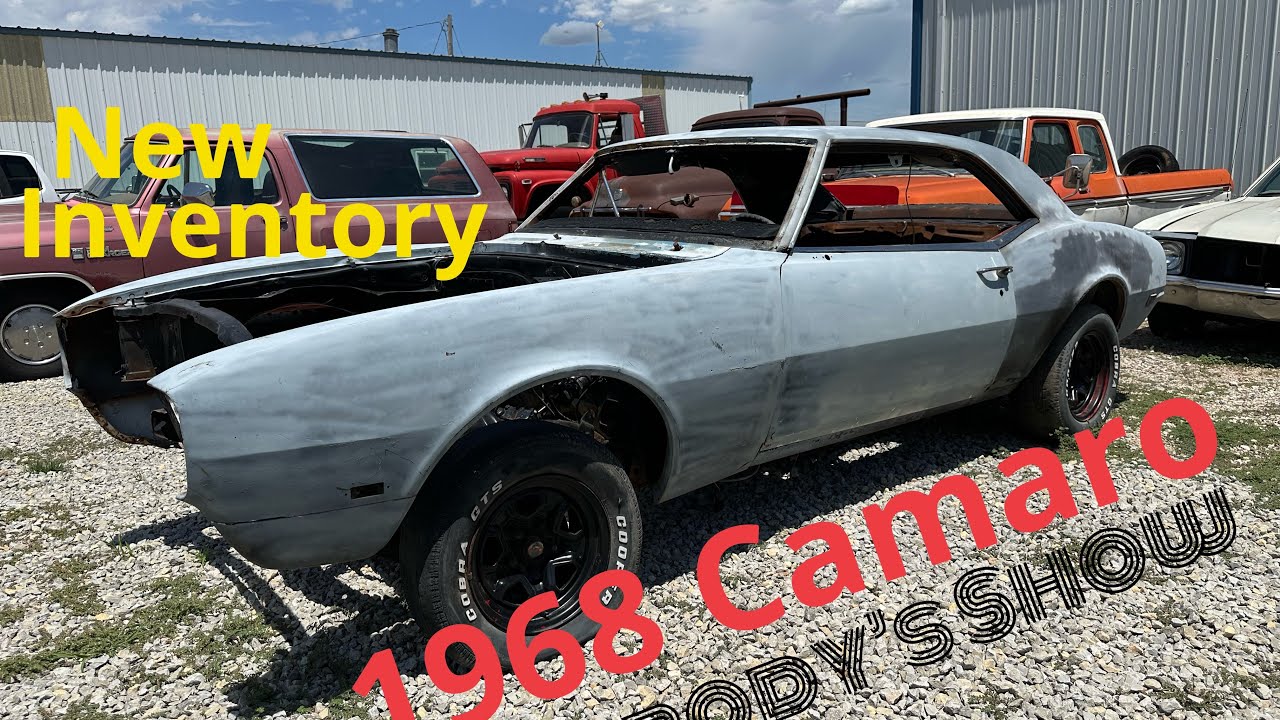 New Junkyard Inventory: This 1968 Chevy Camaro Roller Could Be Your Next Pro Touring Machine, Drag Car, Or Drag And Drive Project. Someone Buy It!