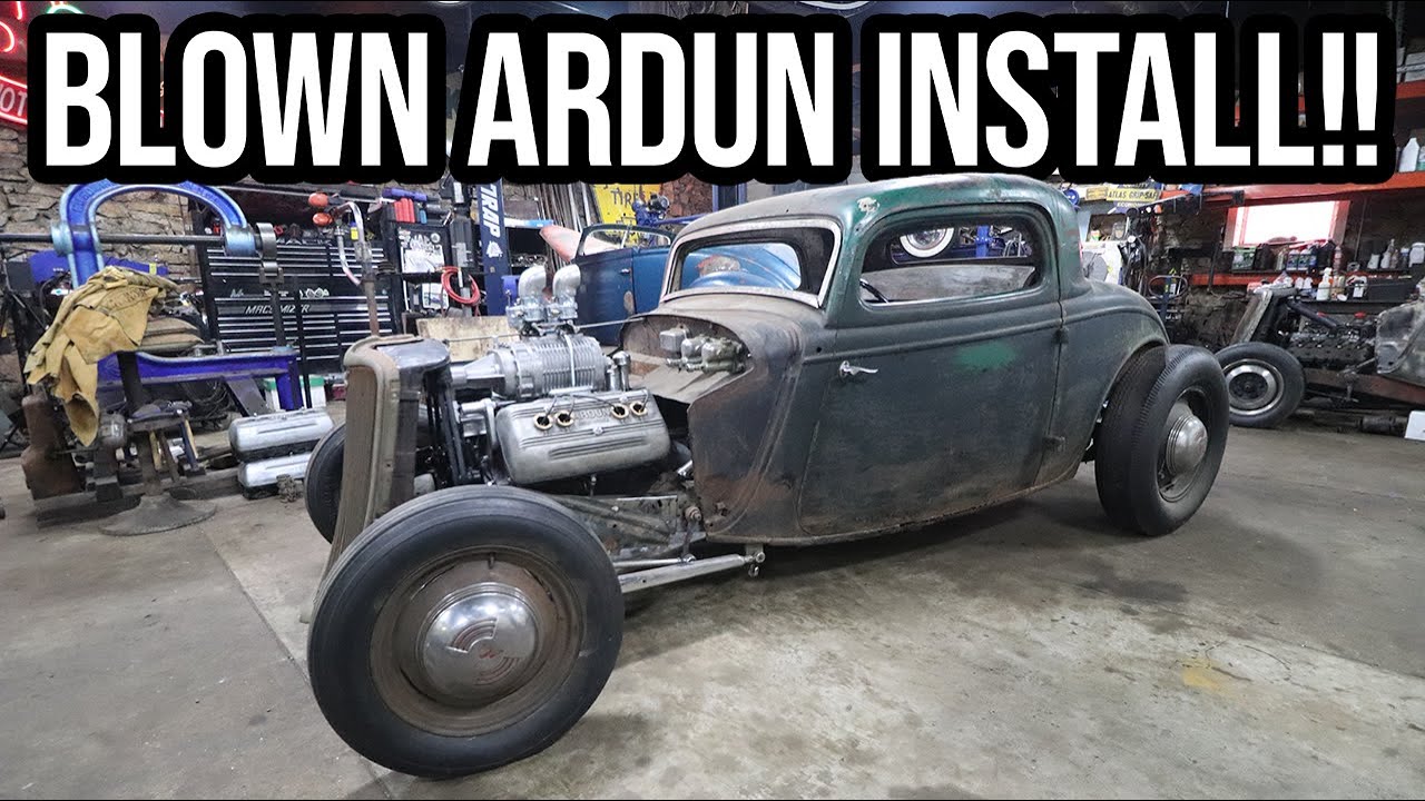 Does Iron Trap Garage’s Fresh Blown Ardun OHV Flathead Fit In Their 1933 3-Window Coupe?