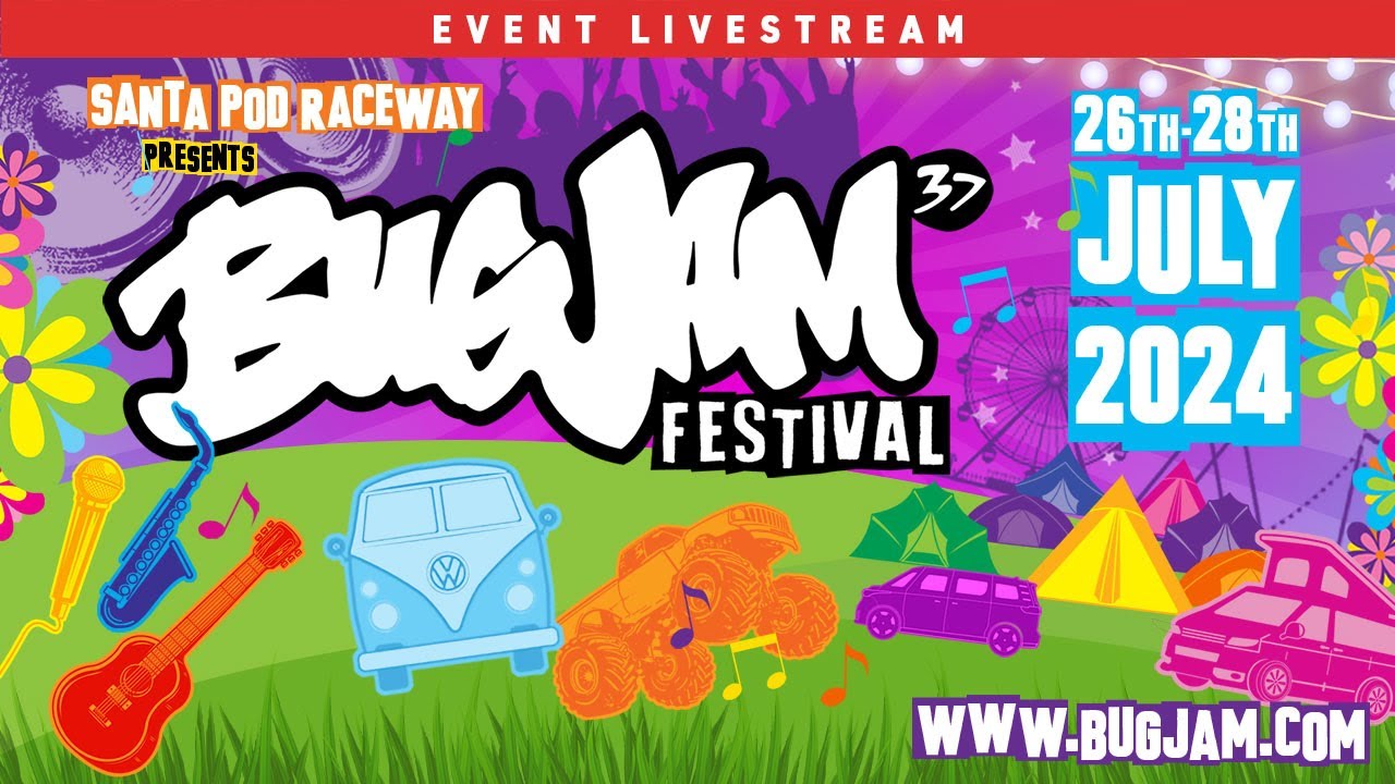 Bug Jam Festival Livestream Replay: One Of The Coolest Summer Events At Santa Pod In England. Check It All Out Here.