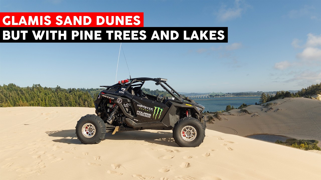 CASEY CURRIE IS RIPPING THE SAND DUNES OF COOS BAY, OR AND SAYS IT’S LIKE GLAMIS BUT WITH PINE TREES & LAKES!