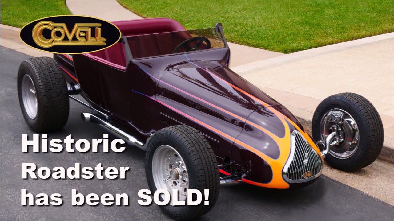 SOLD! This Historic Ron Covell Roadster Is For Sale! Buy Metal Shaping Royalty’s Award Winning, Iconic, Track T Roadster Now!