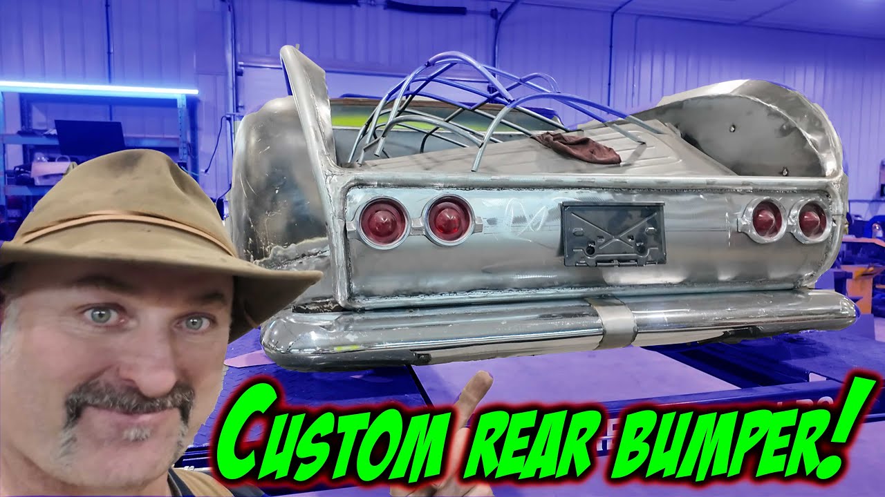 Halfass Kustoms 1949 GMC Roadster Pickup Custom: Making Headway On The Custom One Off Front And Rear Bumpers