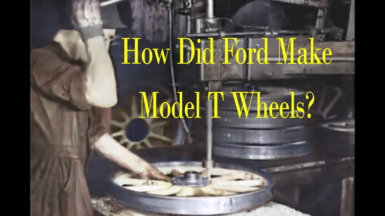 How Did They Do It? The Making of The Ford Model T Wheel Start to Finish An Original Film By Ford. This Is A Lot Of Work!