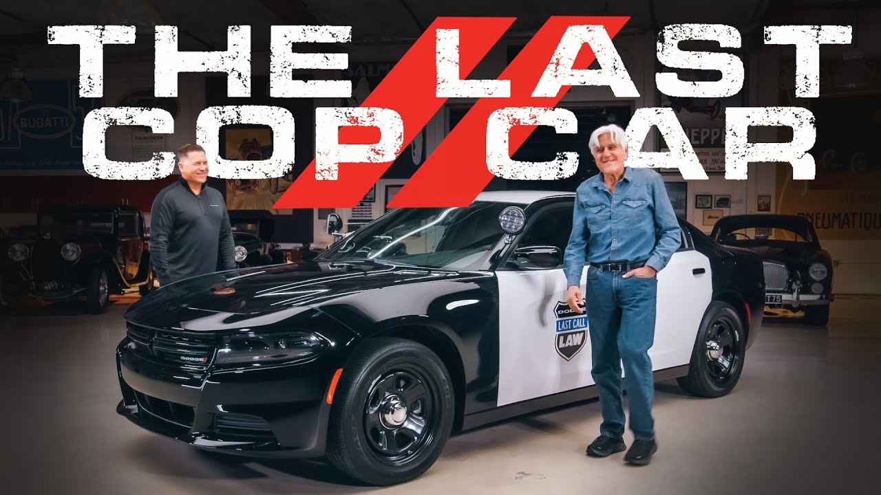 Jay Leno Is Exploring the Last Dodge Charger Police Pursuit Vehicle with Tim Kuniskis, The CEO Of Dodge and Ram
