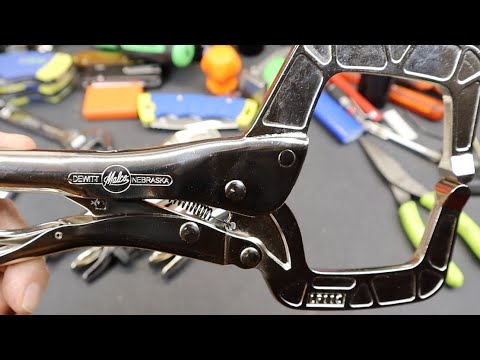 Exact Same Pliers, Not The Exact Same Price! $35 Malco or $132 Snap On: Same USA-made Eagle Grip 11″ Locking Pliers. Hot deal