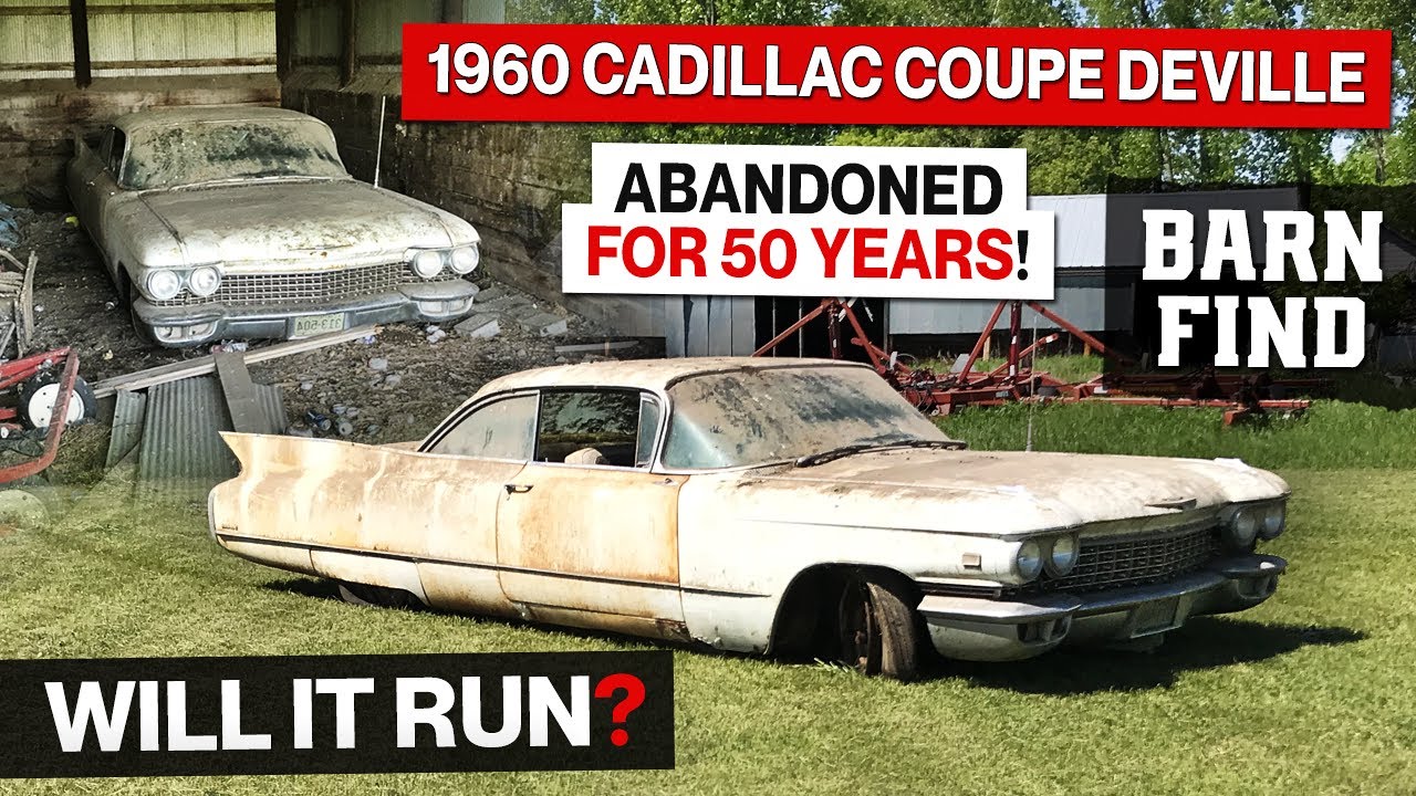Barn Find 1960 Cadillac Coupe DeVille Neglected for 50 Years! Will It Run?!? Check Out Mortske’s Amazing Transformation!