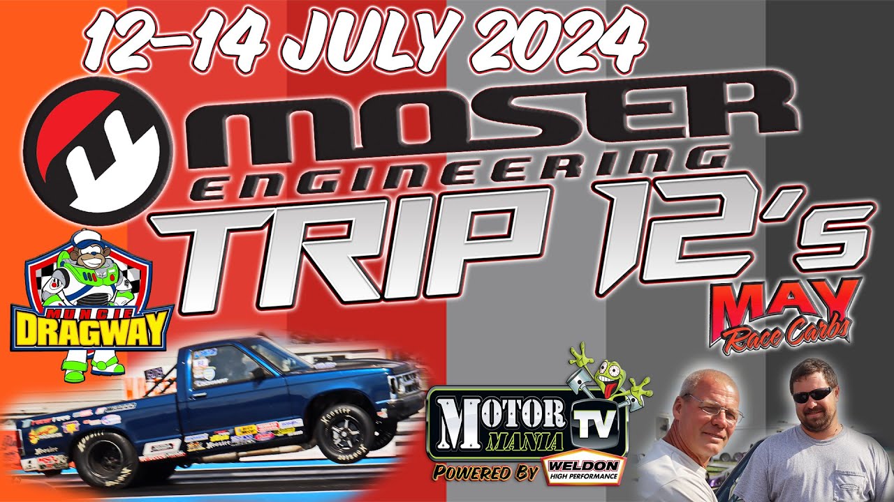 FREE LIVE DRAG RACING: The Moser Triple 12’s Bracket Races Are LIVE Right Here All Weekend Long! Sunday Action!