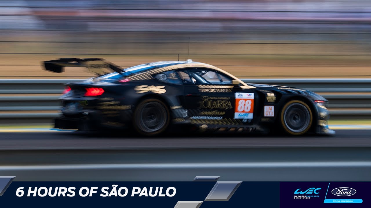 2024 FIA WEC 6 Hours of São Paulo LIVE From The Ford Performance Ford Mustang GT3 Onboard Cam